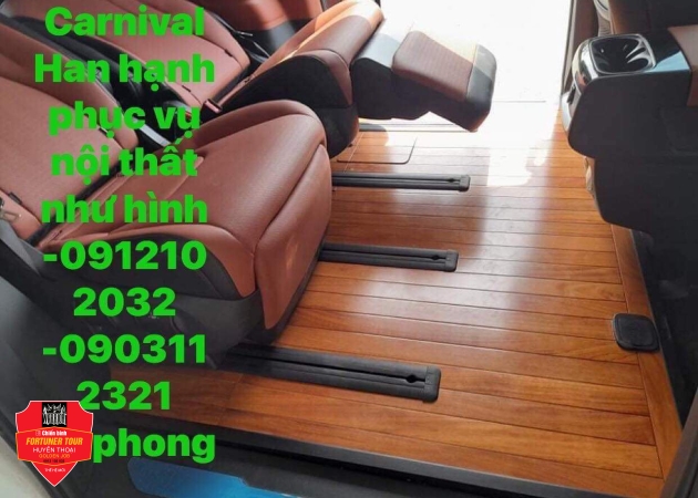 Cho thêu xe carnival 